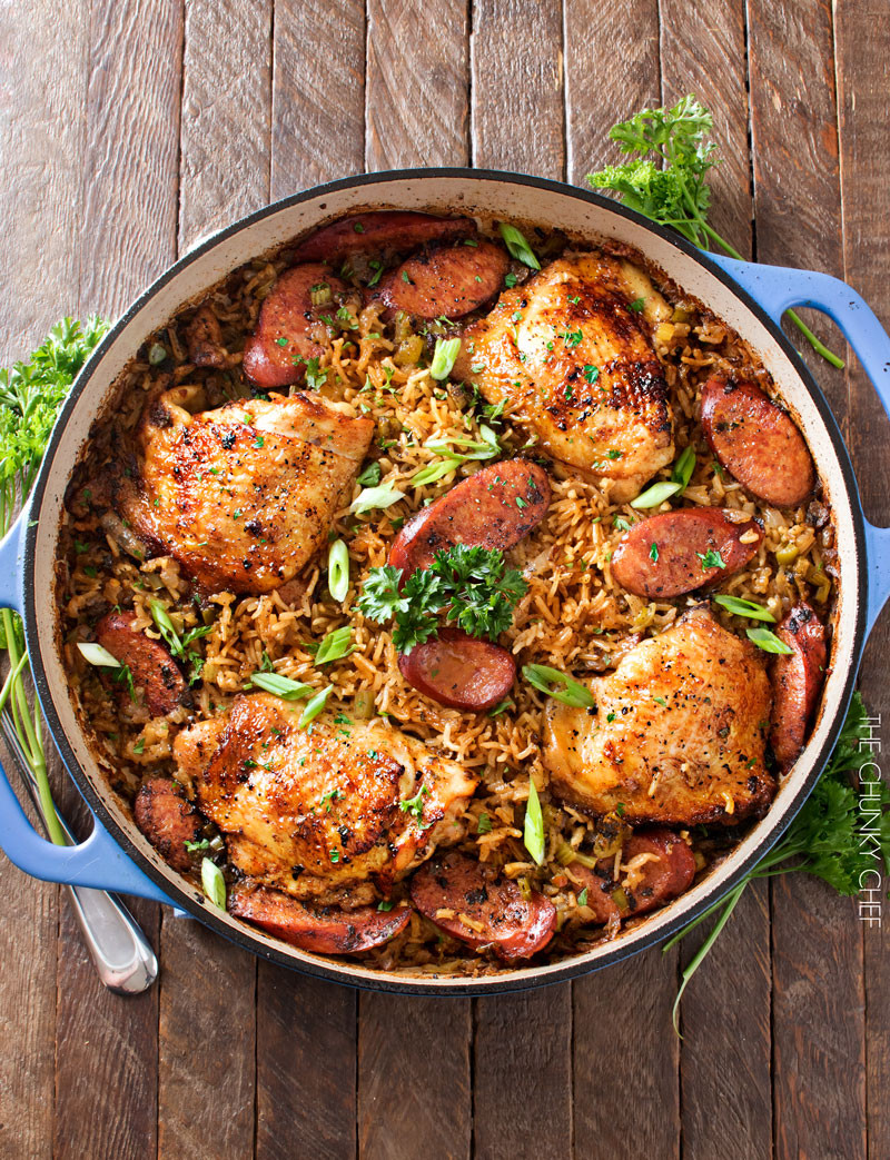 One Pot Chicken Thighs
 e Pot Chicken and Dirty Rice Recipe