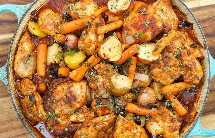 One Pot Chicken Thighs
 e Pot Paprika Chicken Thighs Reluctant Entertainer