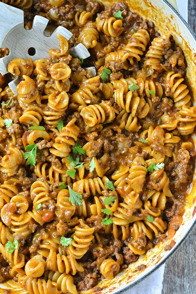 One Pot Ground Beef Recipe
 e Pot Cheesy Taco Pasta Mother Thyme