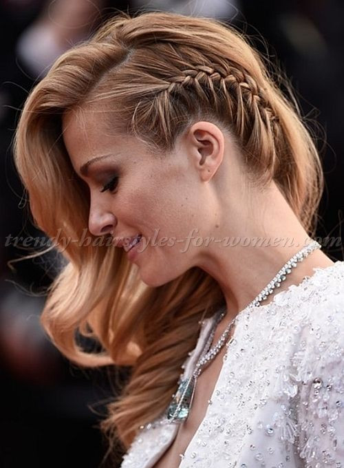 One Side Braid Hairstyles
 Hairstyles with braid on one side Google Search