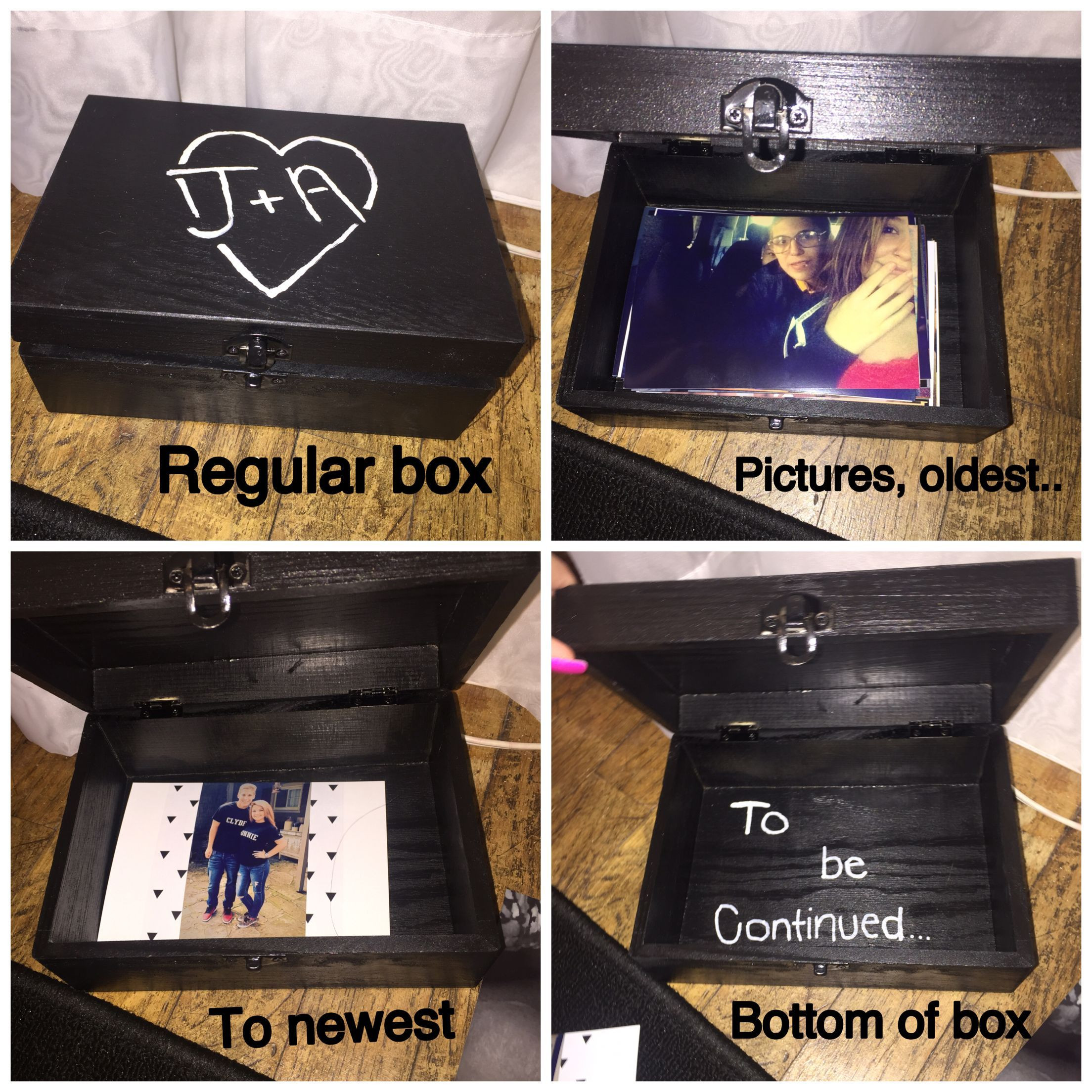 One Year Anniversary Gift Ideas For Girlfriend
 DIY cute t for boyfriend Idk