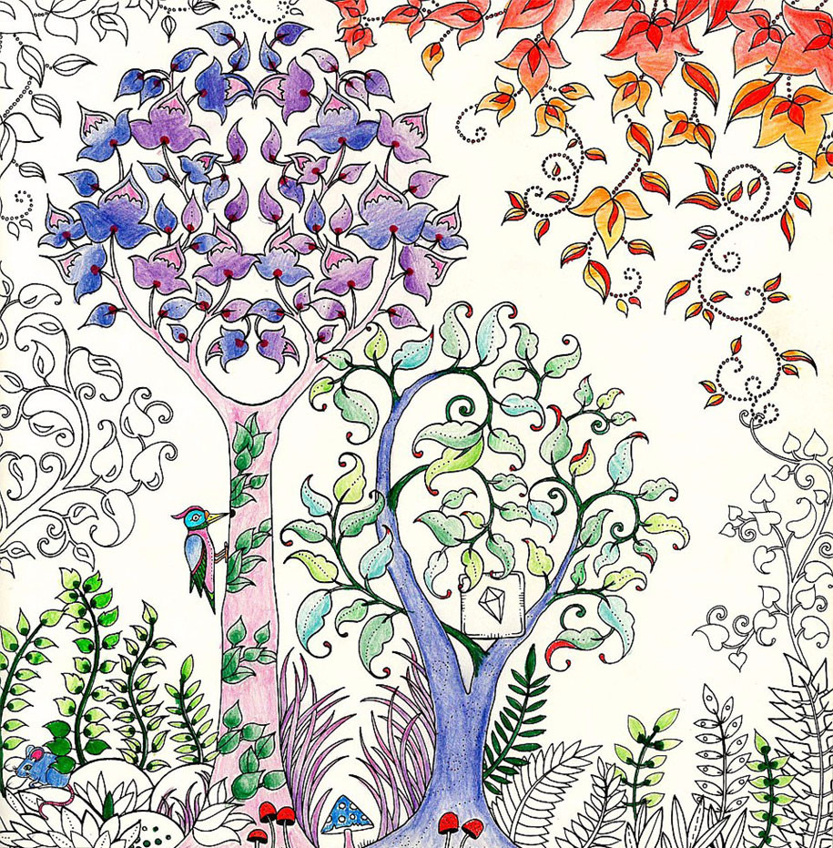 Online Adult Coloring Books
 British Artist Draws Coloring Books For Adults And Sells