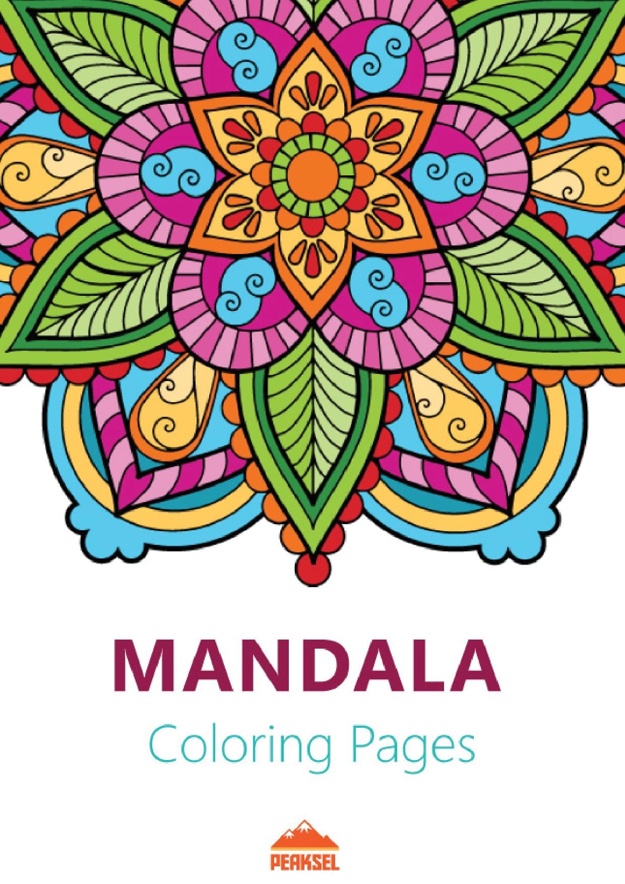 Online Adult Coloring Books
 Archivo Mandala Coloring Pages for Adults Printable