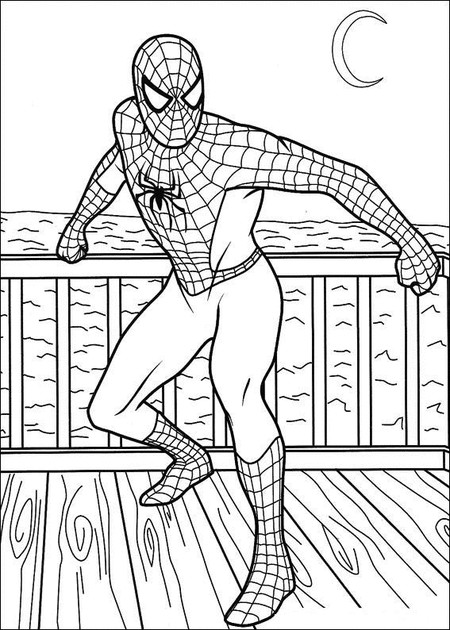 Online Coloring Books For Kids
 Spiderman Coloring Pages Free for Kids Disney Coloring