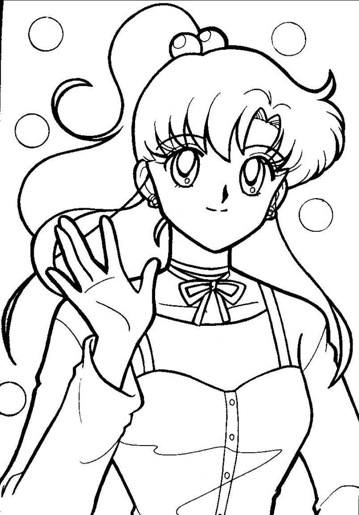 Online Coloring Books For Kids
 Free Printable Sailor Moon Coloring Pages For Kids