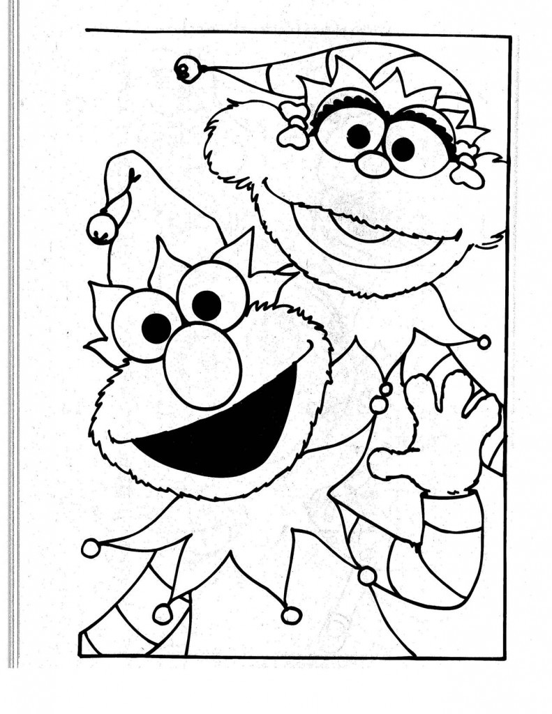 Online Coloring Books For Kids
 Free Printable Elmo Coloring Pages For Kids