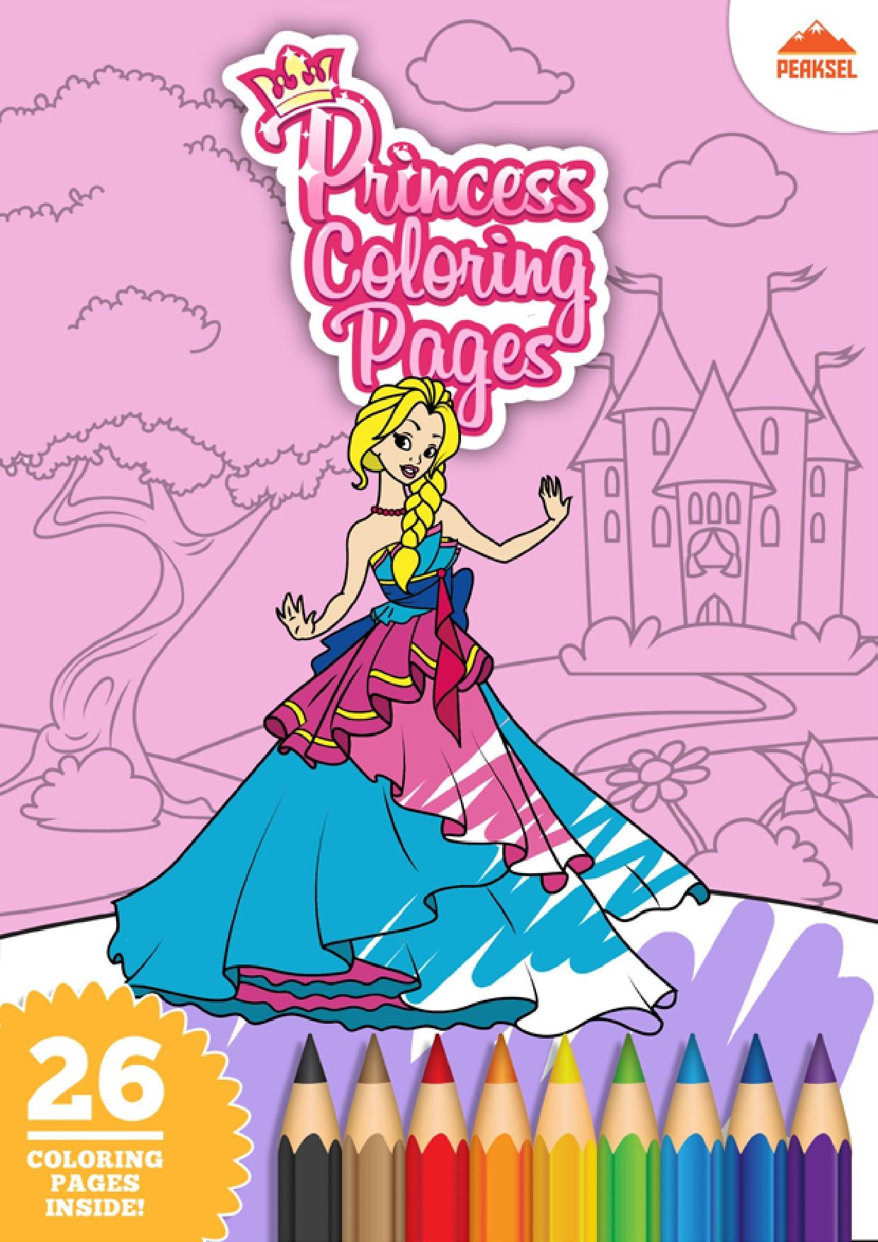 Online Coloring Books For Kids
 File Princess Coloring Pages Coloring Book For Kids pdf