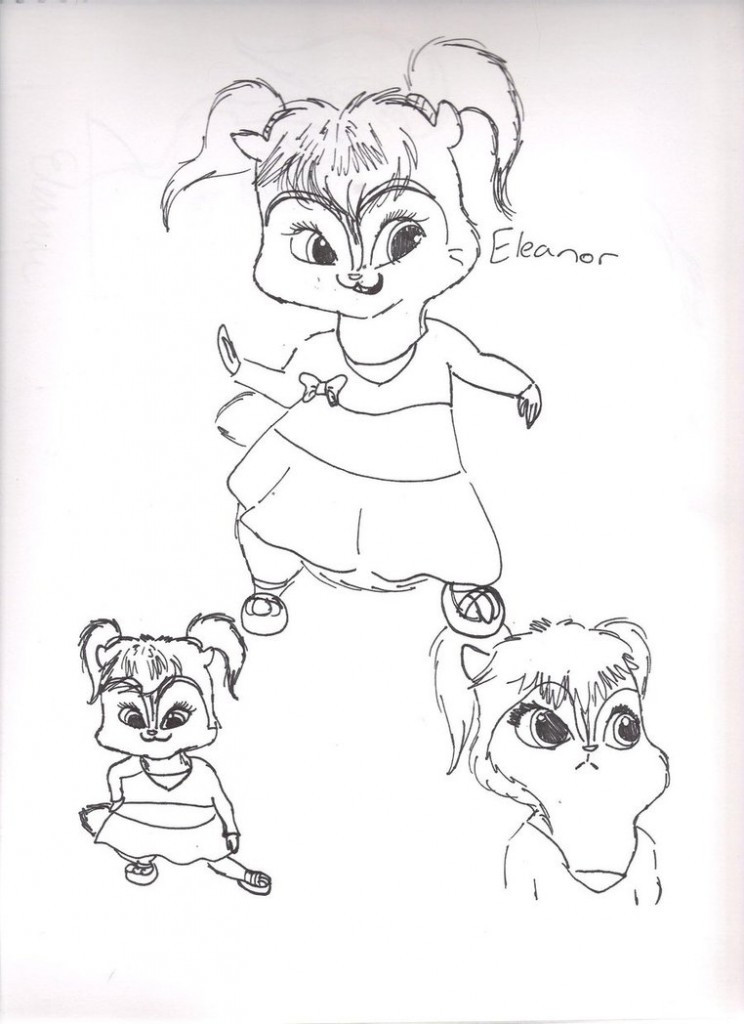 Online Coloring Books For Kids
 Free Printable Chipettes Coloring Pages For Kids