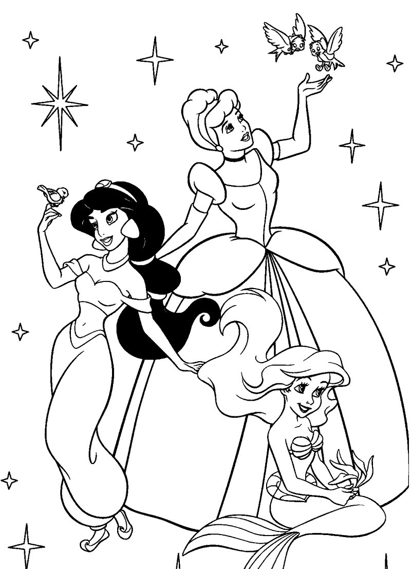 Online Coloring Pages For Girls
 Disney Coloring Pages To Color