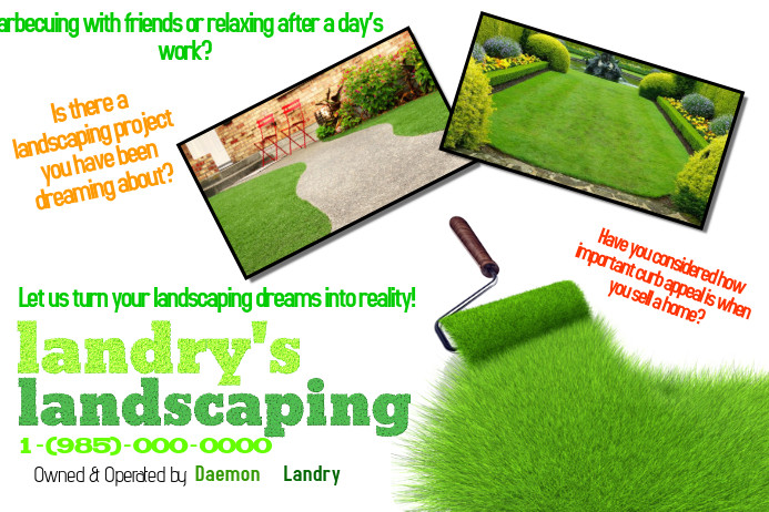 Online Landscape Design Service
 Create Lawn Care Business Flyers It s Easy