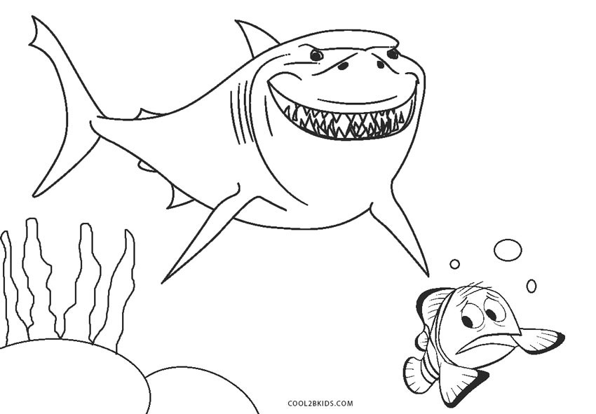 Online Printable Coloring Pages
 Free Printable Nemo Coloring Pages For Kids