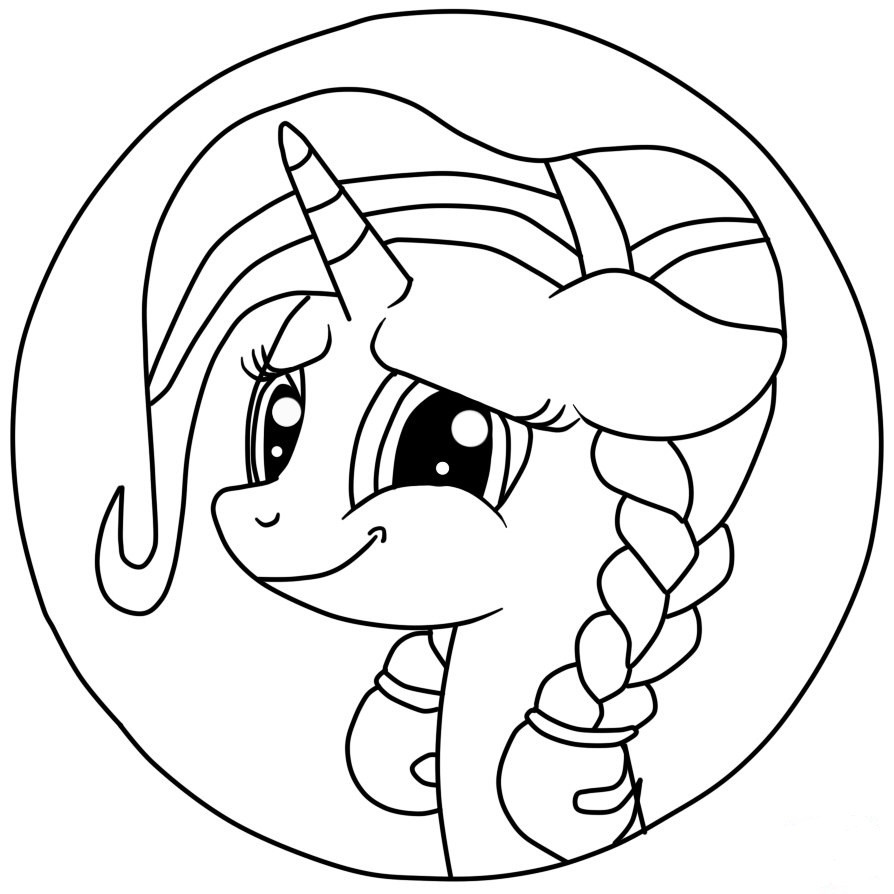 Online Printable Coloring Pages
 Ponies from Ponyville coloring pages free printable