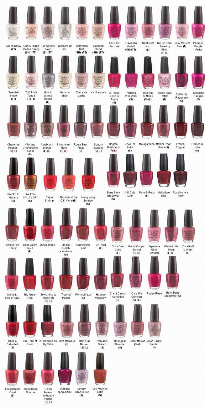 Opi Nail Colors Names
 Go Hard In The Paint OPI Fun Fact