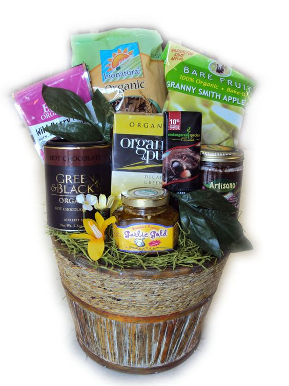 Organic Gift Basket Ideas
 Organic t baskets Gift baskets and Baskets on Pinterest