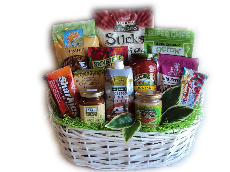 Organic Gift Basket Ideas
 Athlete t basket with organic healthy foods