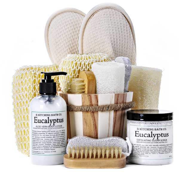 Organic Gift Basket Ideas
 Organic Eucalyptus Spa Basket Gourmet Gift Baskets For