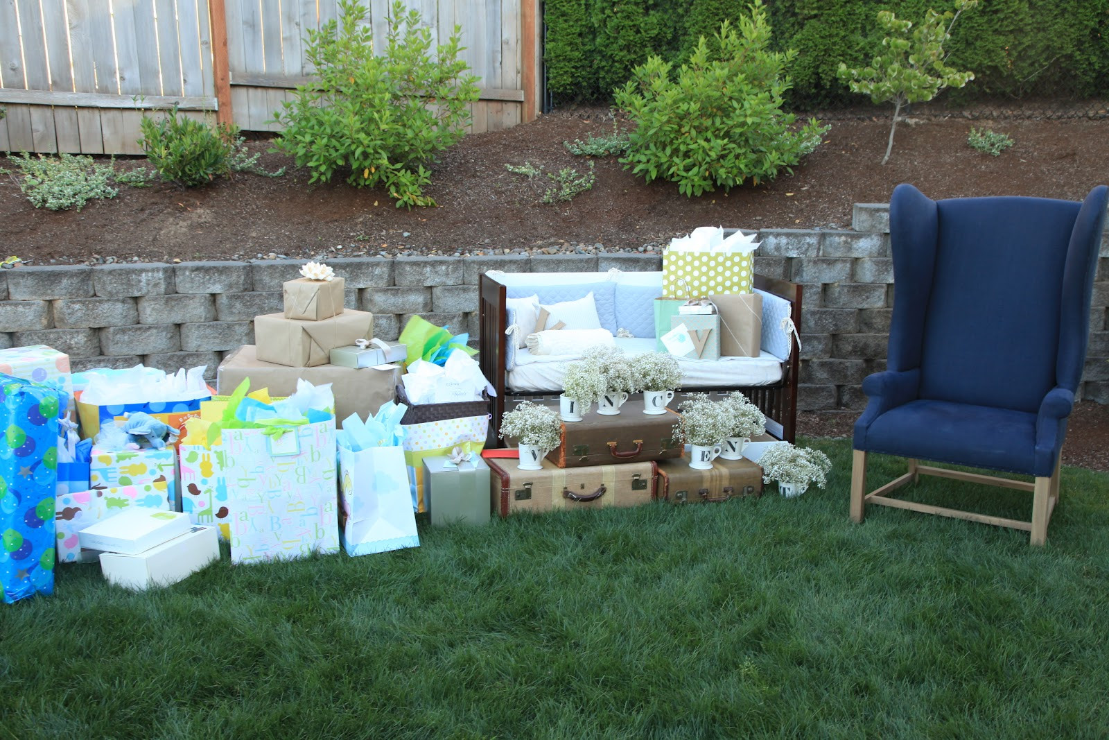 Outdoor Baby Shower Decorating Ideas
 vintage pretty Rustic Outdoor Baby Shower