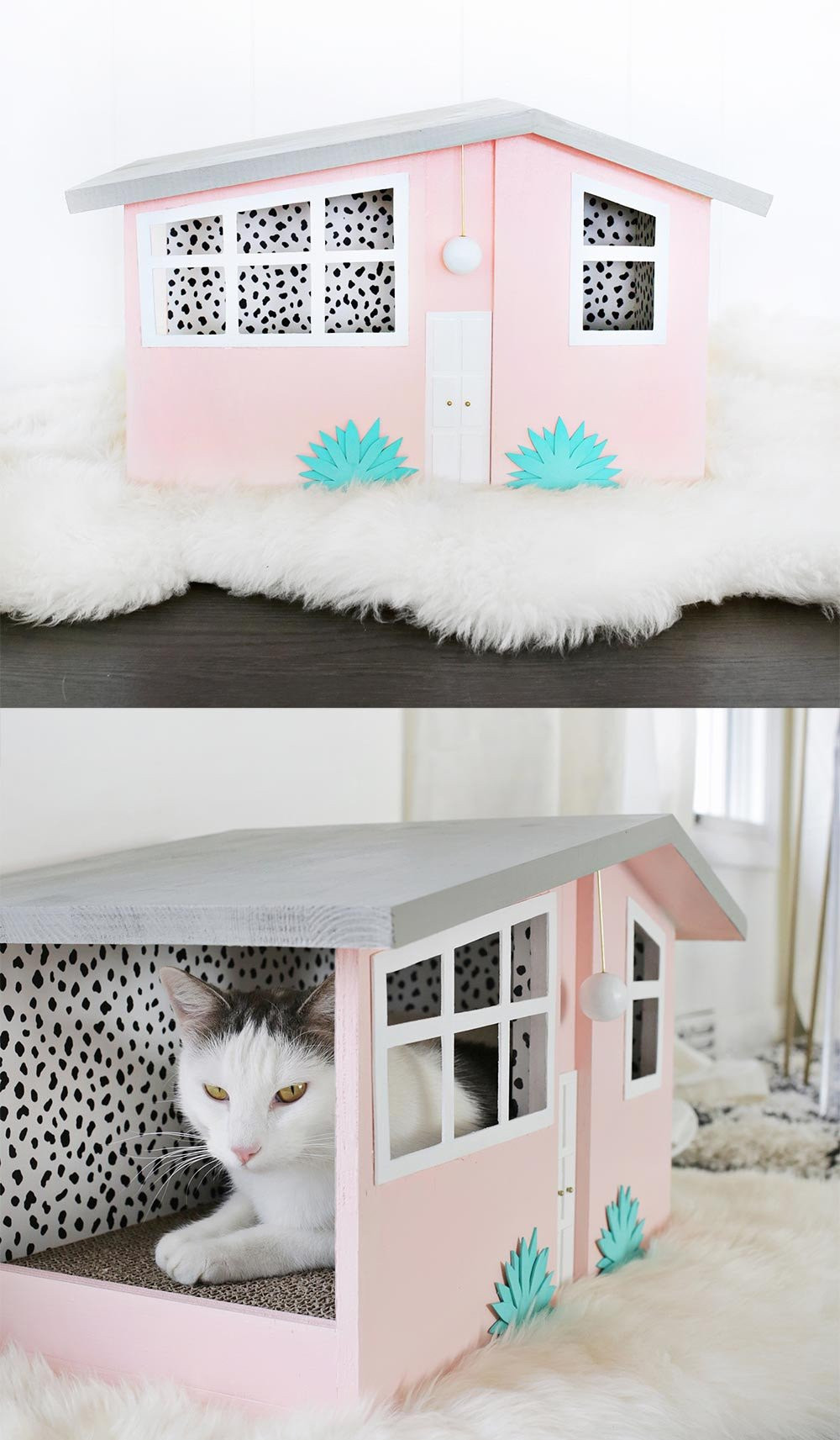 Outdoor Cat Bed DIY
 Cool cat houses for modern felines – Made of Sundays