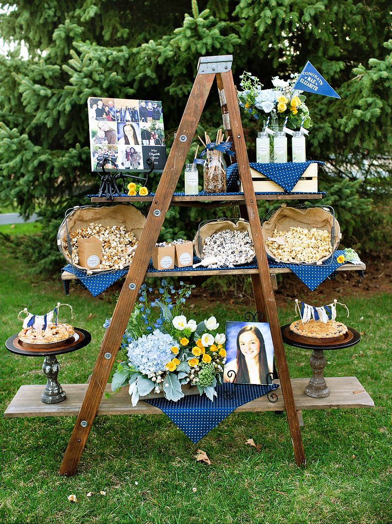 Outdoor Graduation Party Ideas For Guys
 Lovely & Rustic "Keys to Success" Graduation Party