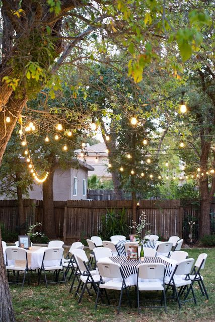 Outdoor Graduation Party Ideas For Guys
 Backyard Birthday Party For the Guy in Your Life