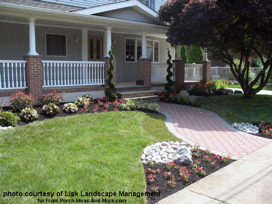 Outdoor Landscape Front
 Front Yard Landscape Designs with Before and After