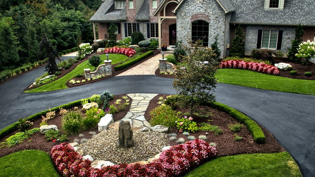 Outdoor Landscape Ideas
 Best 50 Garden Design Driveway Garden Desain Ideas