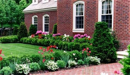 Outdoor Landscape Layout
 Custom Garden Designs Formal Landscape Design