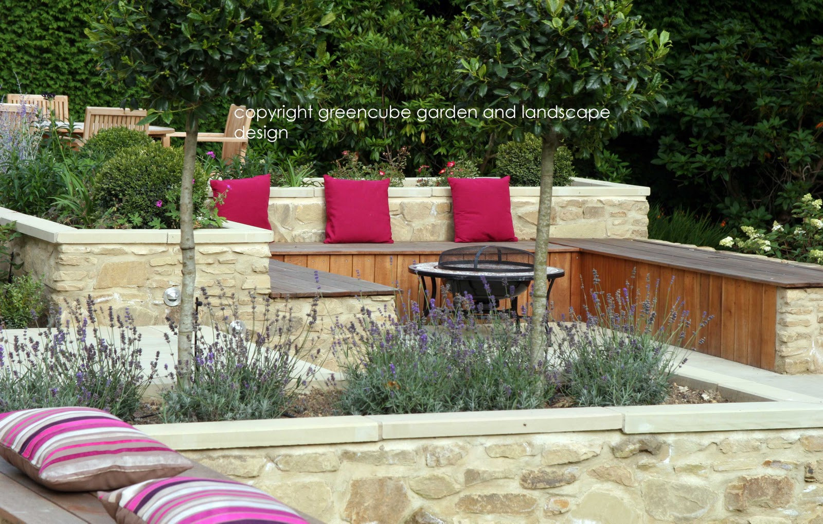 Outdoor Landscape Seating
 greencube garden and landscape design UK Practical