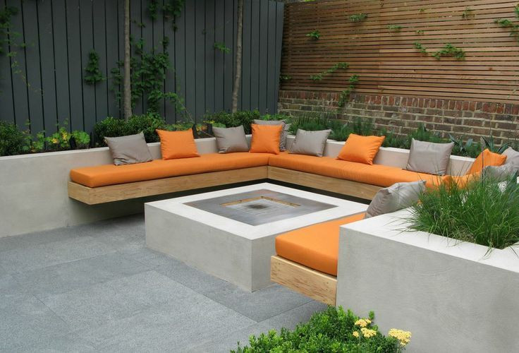 Outdoor Landscape Seating
 built in firepit seating outdoor Google Search