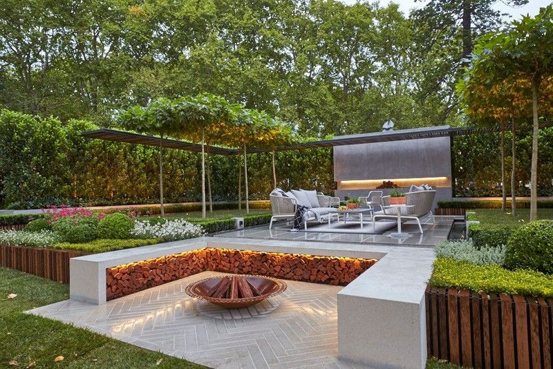 Outdoor Landscape Seating
 Outdoor Fire Pit Seating Ideas That Blend Looks And