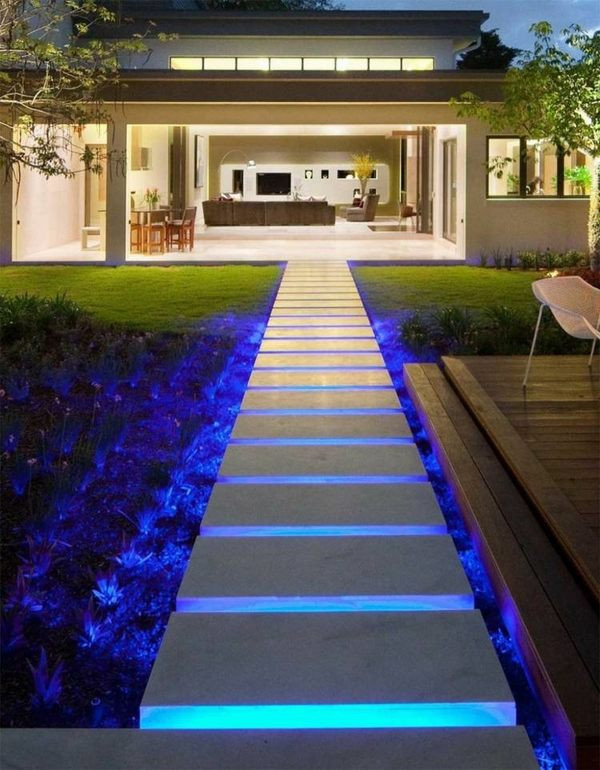 Outdoor Lighting Ideas For Backyard
 Modern garden lighting ideas – awesome LED landscape lighting
