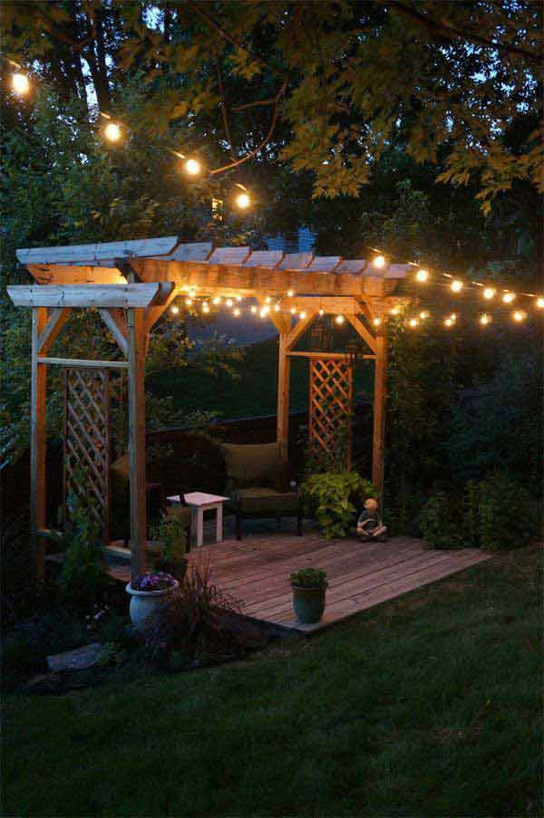 Outdoor Lighting Ideas For Backyard
 26 Breathtaking Yard and Patio String lighting Ideas Will