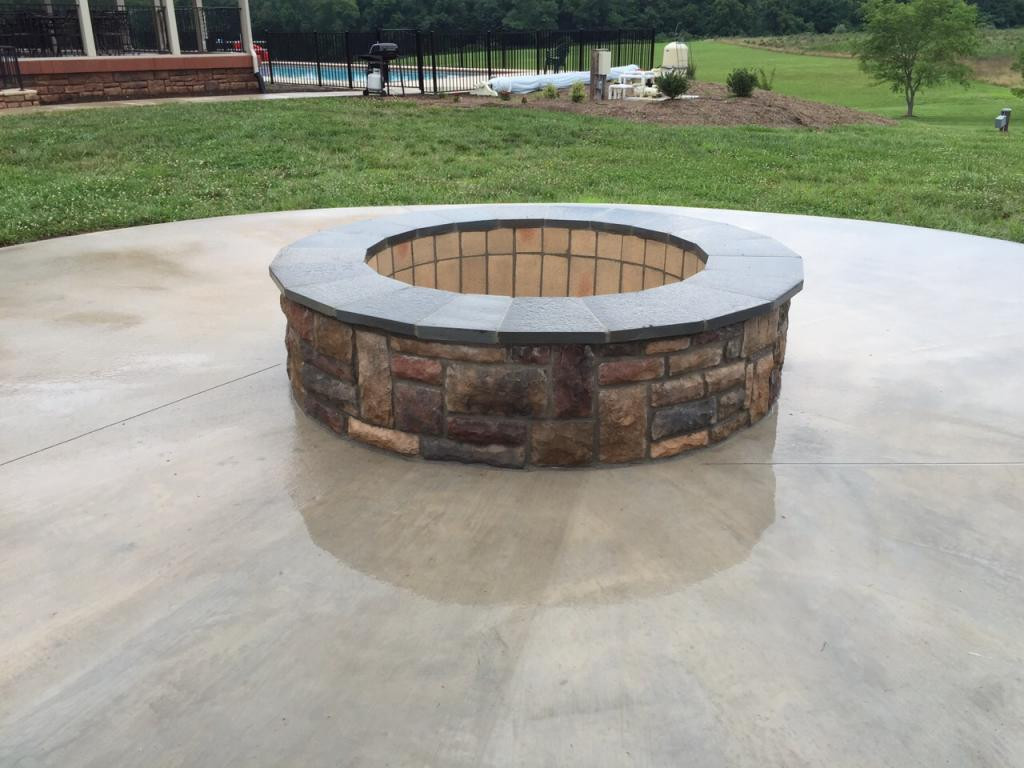Outdoor Stone Fire Pit
 Fire Pits