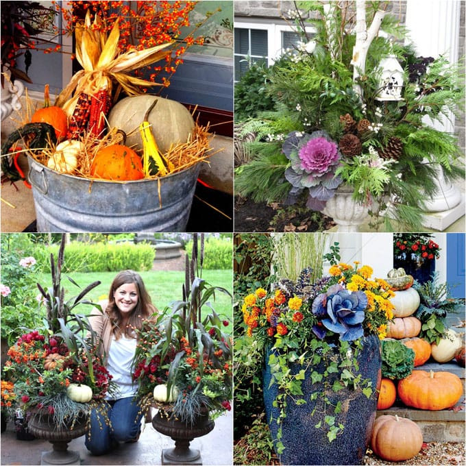 Outdoor Thanksgiving Decorations
 DIY Fall & Thanksgiving Decorations Planter So Easy  A