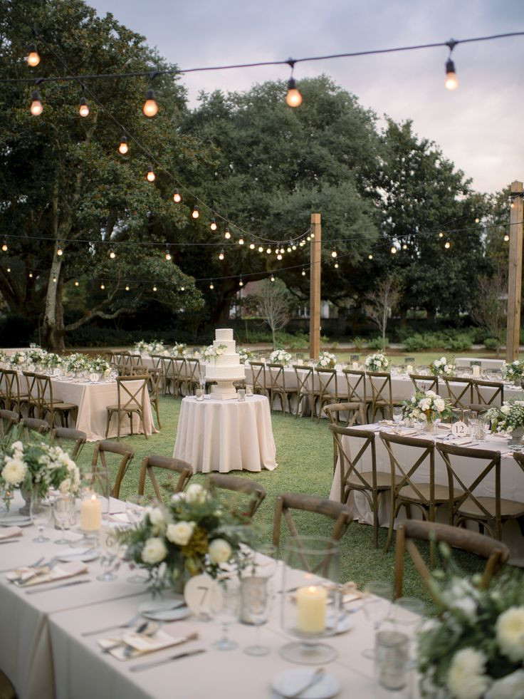 Outdoor Wedding Table Decorations
 26 best images about Rustic Wood Cross Back Chairs on