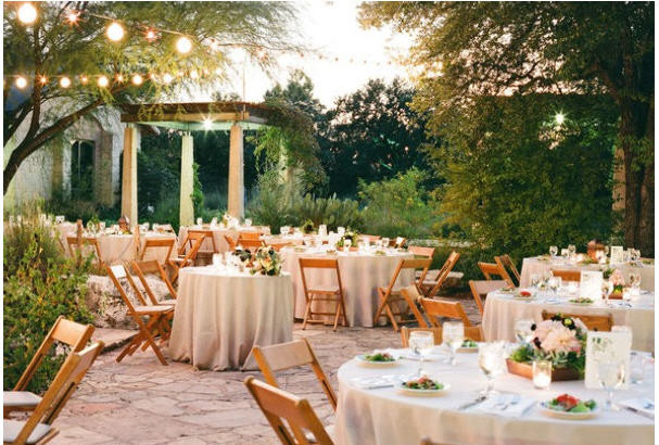 Outdoor Wedding Table Decorations
 By Design Brides Warm Up with Outdoor Wedding Ideas