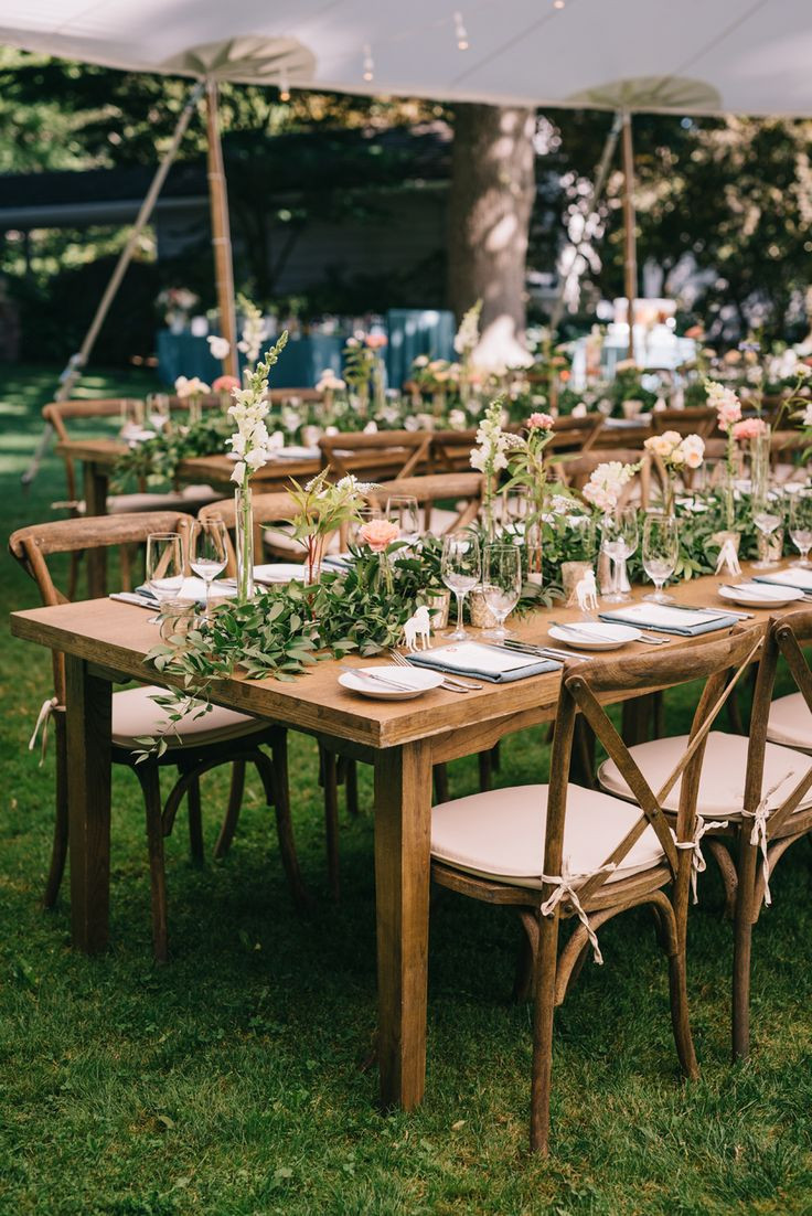Outdoor Wedding Table Decorations
 Elegant Quirky Dog Themed Garden Wedding in 2019