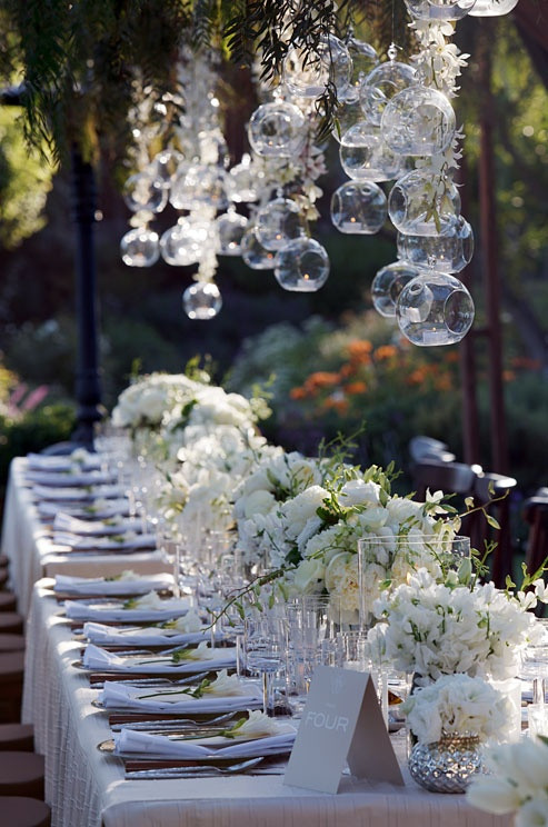 Outdoor Wedding Table Decorations
 WEDDING BELL WEDNESDAY Beautiful Wedding Reception