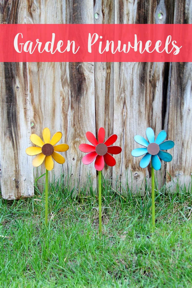 Outdoor Wood Crafts
 Pinwheel DIY Colorful Wooden Garden Pinwheels Consumer