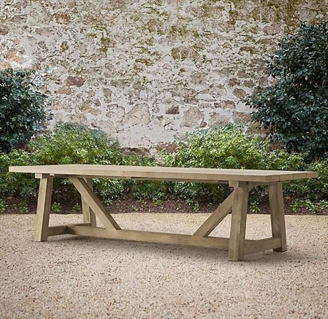 Outdoor Wood Table DIY
 11 DIY Outdoor Table And Bench Design
