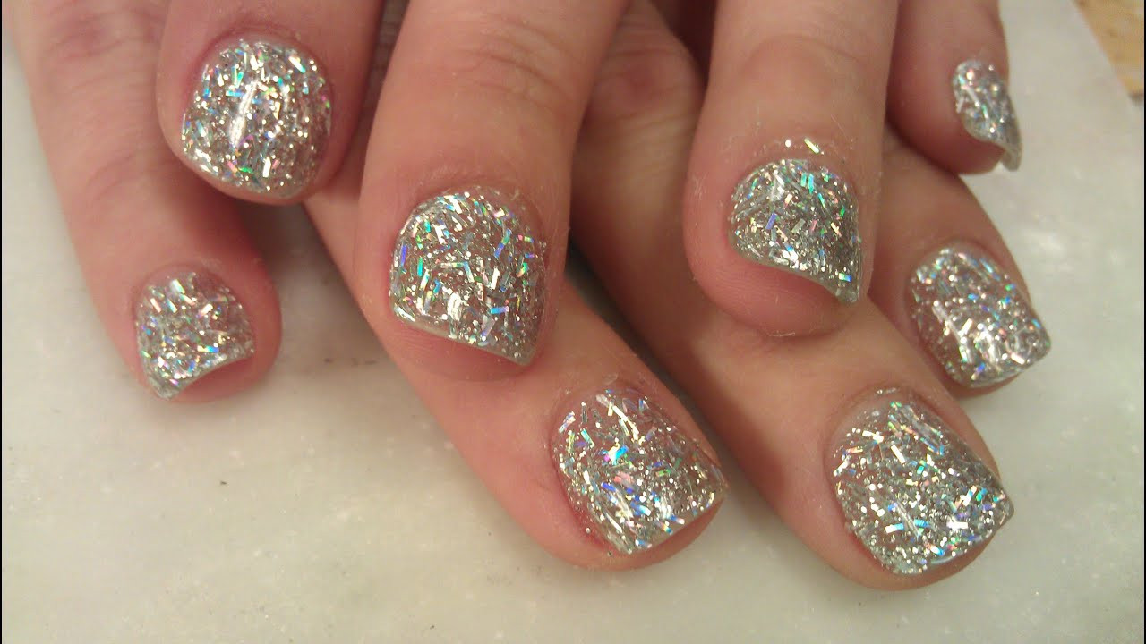 Overlay Nail Designs
 GLITTER NAILS ON SHORT NAILS OVERLAY 2 of 2