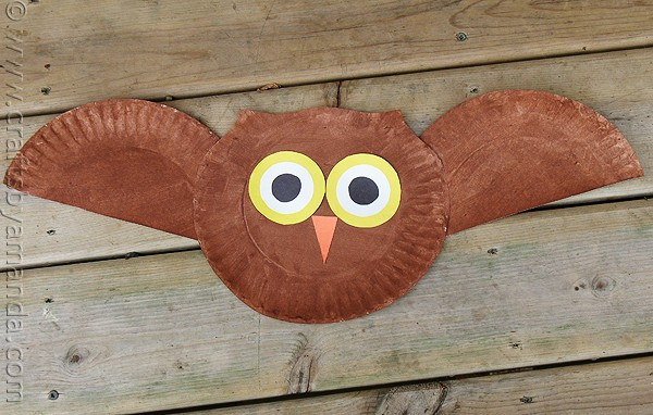 Owl Crafts For Preschoolers
 Paper Plate Owl Craft Crafts by Amanda