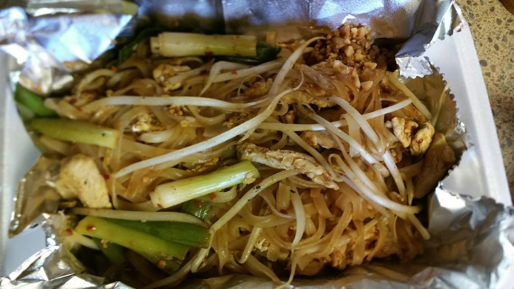 Pad Thai Lemoore
 Pad thai with chicken for my fiancée who had never had
