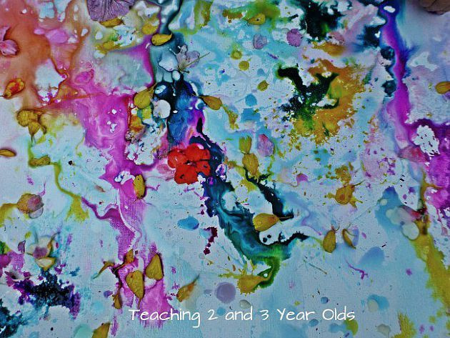 Paint Ideas For Preschoolers
 Kids Canvas Painting Teaching 2 and 3 Year Olds