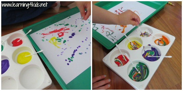 Paint Ideas For Preschoolers
 Name Activities Dot Painting