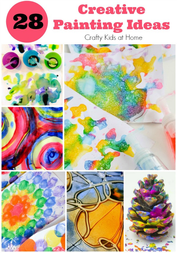 Paint Ideas For Preschoolers
 28 Creative Painting Ideas for Kids Crafty Kids at Home