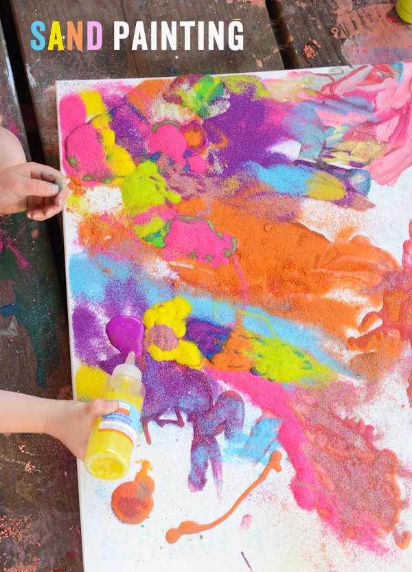 Paint Ideas For Preschoolers
 Sand Painting Meri Cherry