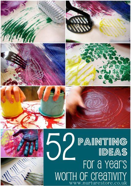 Paint Ideas For Preschoolers
 kids painting ideas
