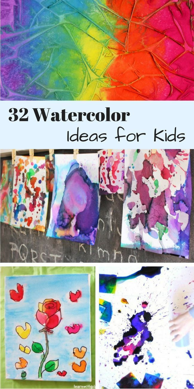 Paint Ideas For Preschoolers
 32 Easy Watercolor Painting Ideas