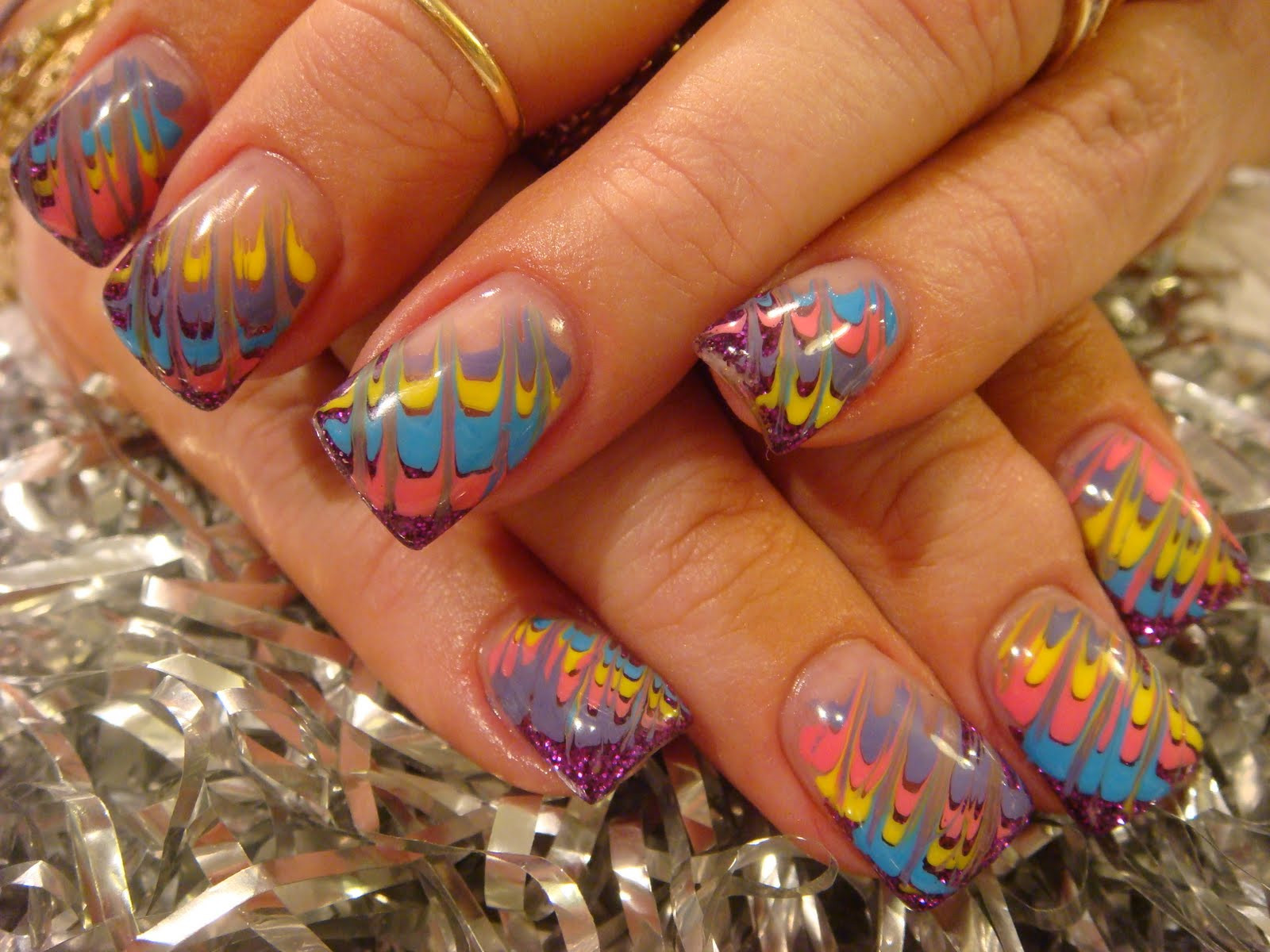 Painted Nail Ideas
 Nail Art NEW DESIGN WITH GEL PAINT